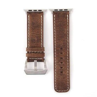 Leather Strap For Apple Watch band 42mm 38mm iwatch band 3 2 1 Retro style Wrist bands watchband Bracelet belt straps