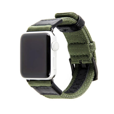 canvas Leather Strap For Apple Watch band apple watch 5 4 3 band 44mm/40mm iwatch 5 42mm/38mm Wove Nylon bracelet watchband belt