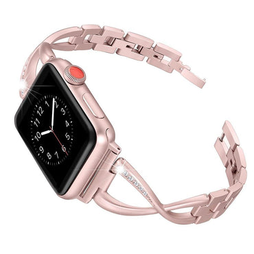Strap For Apple Watch Band apple watch 5 4 3 band 44mm 40mm Diamond 316 Stainless Steel Iwatch 42mm/38mm Bracelet Watchband belt