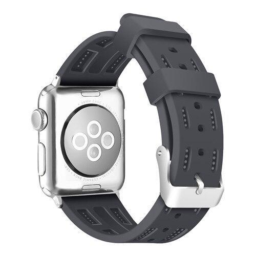 Sport Band For Apple watch 42mm 38mm Silicone strap Iwatch bands series 3 2 1 wrist bracelet watchband belt Accessories