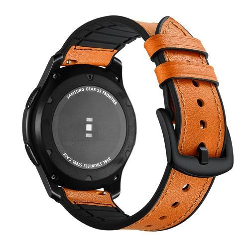 Leather strap For Samsung Galaxy watch 46mm/Gear S3 Frontier huawei watch gt strap 22mm watch band correa silicone bracelet belt