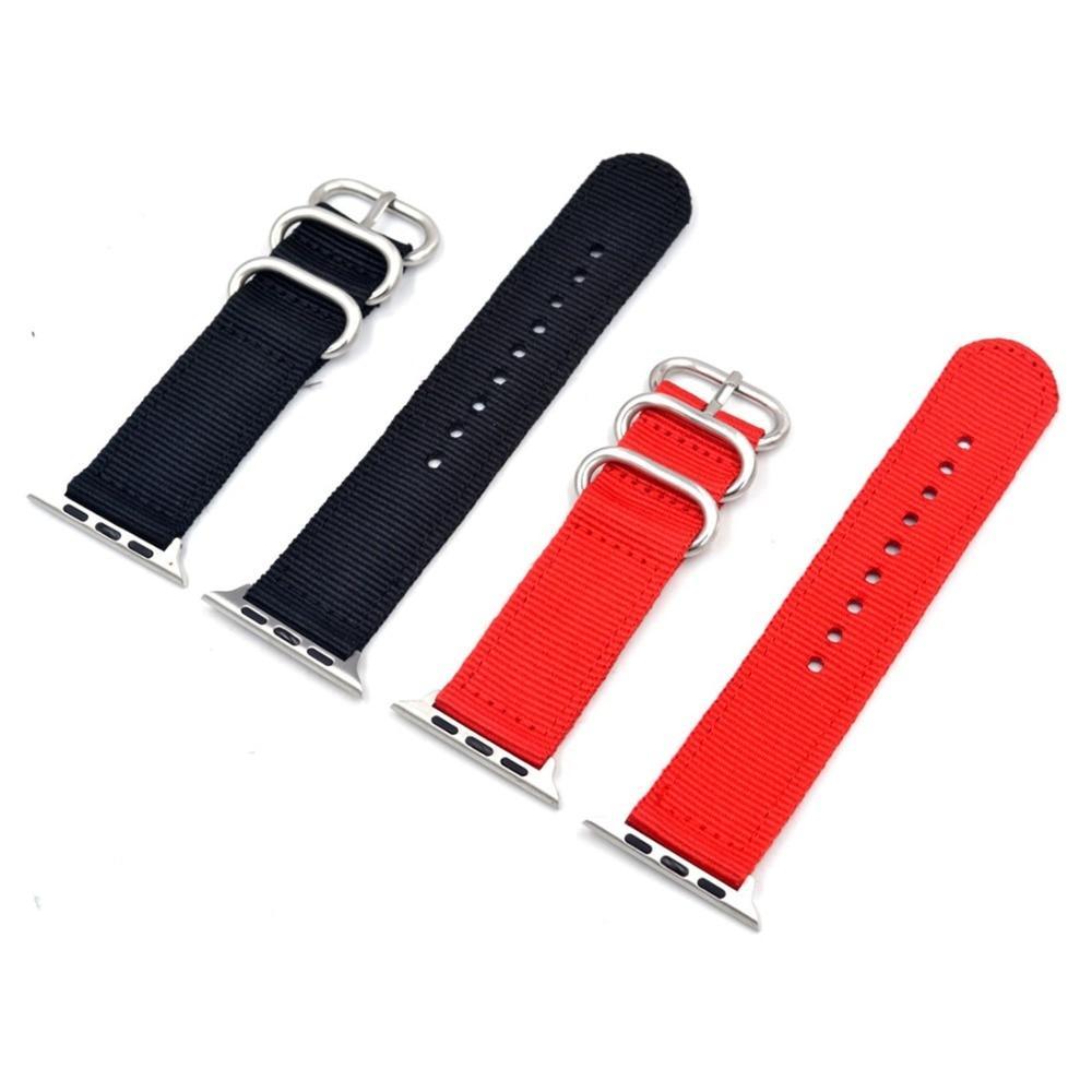 Nato strap For Apple watch band apple watch 4 3 5 band 44mm 40mm 42mm 38mm iwatch band correa woven nylon Bracelet Watchband