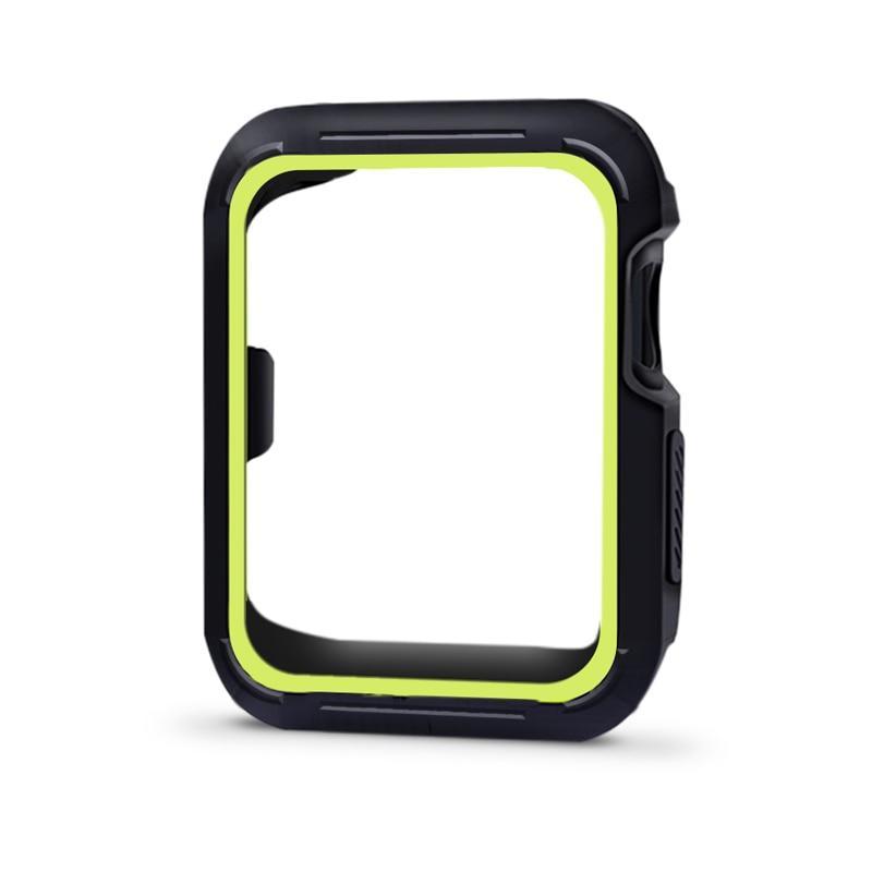 silicone protective case for apple watch 3 42mm 38mm for iwatch sreise 3/2/1 rubber case for apple watch nike case