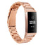 Link bracelet for fitbit charge 3 strap band Replacement belt Stainless steel smartwatch for fitbit charge 3 watch Accessories