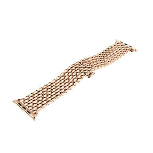 Stainless Steel Strap For Apple Watch band 42mm/38mm Butterfly buckle iwatch 3/2/1 wrist band bracelet smart watch belt