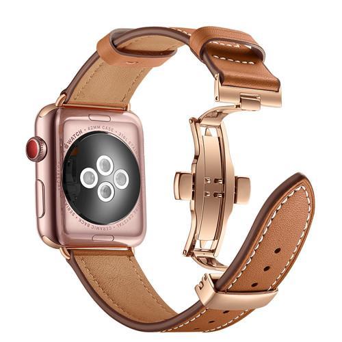 Genuine Leather strap For Apple watch band pulseira apple watch 5 4 3 44mm/40mm iwatch band 42mm 38mm correa Watchband bracelet