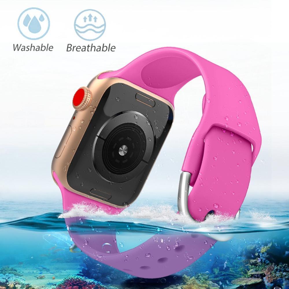 Silicone Strap For Apple Watch band apple watch 5 4 3 band 44mm 40mm iwatch correa 42mm 38mm pulseira apple Watch accessories