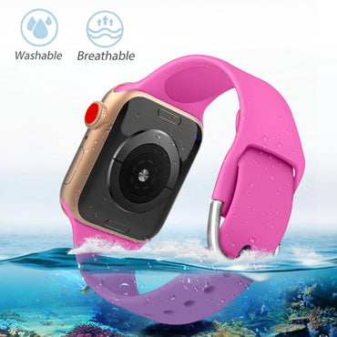 Silicone Strap For Apple Watch band apple watch 5 4 3 band 44mm 40mm iwatch correa 42mm 38mm pulseira apple Watch accessories