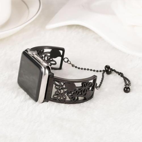 stainless steel Strap For apple watch band apple watch 5 4 3 band 40mm 44mm Iwatch 5 4 38mm 42mm diamond Bracelet watchband Belt