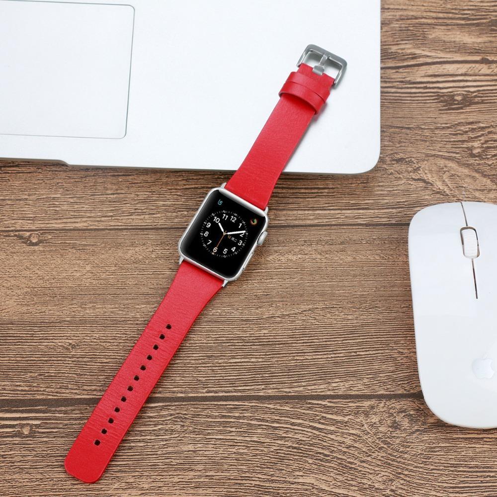 Classic Leather Strap For Apple watch band iwatch series 3 2 1 42mm 38mm Wrist bands bracelet watchband belt Accessories
