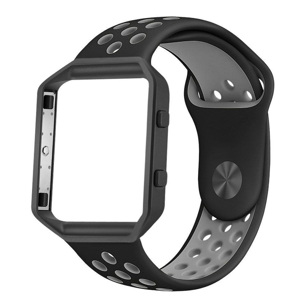 Replacement Watch Strap For Fitbit Blaze Bands Sport Soft Silicone For Fitbit Blaze Smart Fitness Watch With Frame