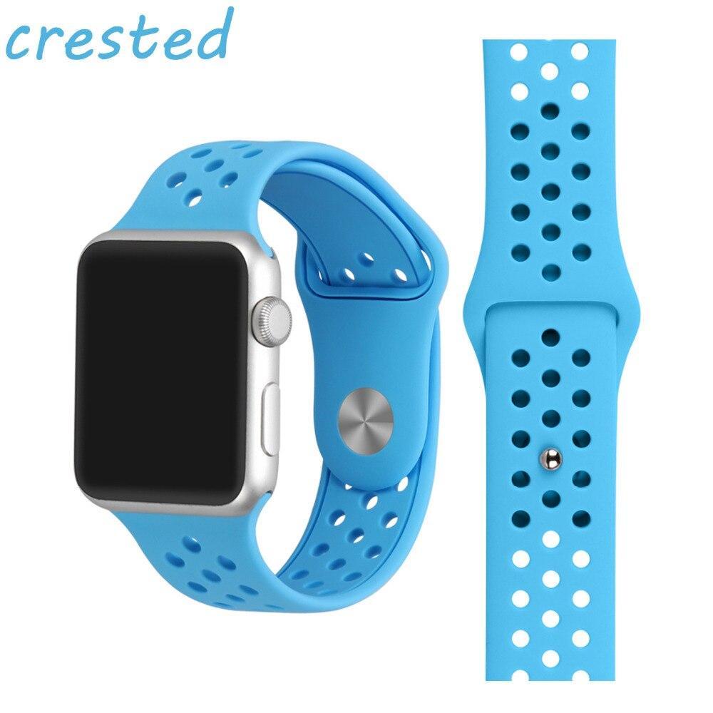Sport strap For Apple Watch band pulseira apple watch 4 3 5 band 44mm/40mm iwatch 2/1 42mm/38mm silicone bracelet belt correa