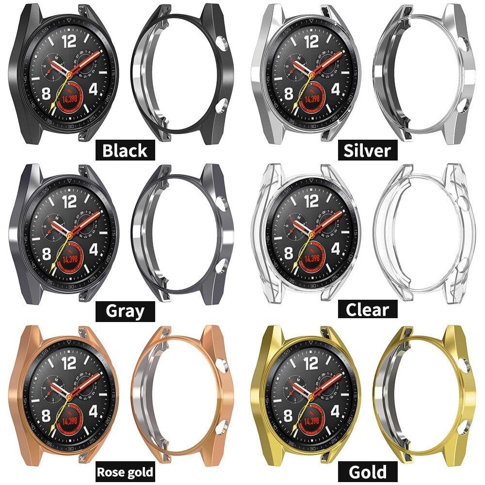Huawei Watch GT case For huawei watch gt strap band cover soft TPU plated All-Around protective case shell watch Accessories