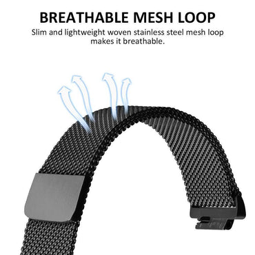 For Fitbit Inspire HR/ace2 Band Replacement Milanese Loop Strap Magnetic Stainless Steel Bracelet Betl for Fitbit Inspire