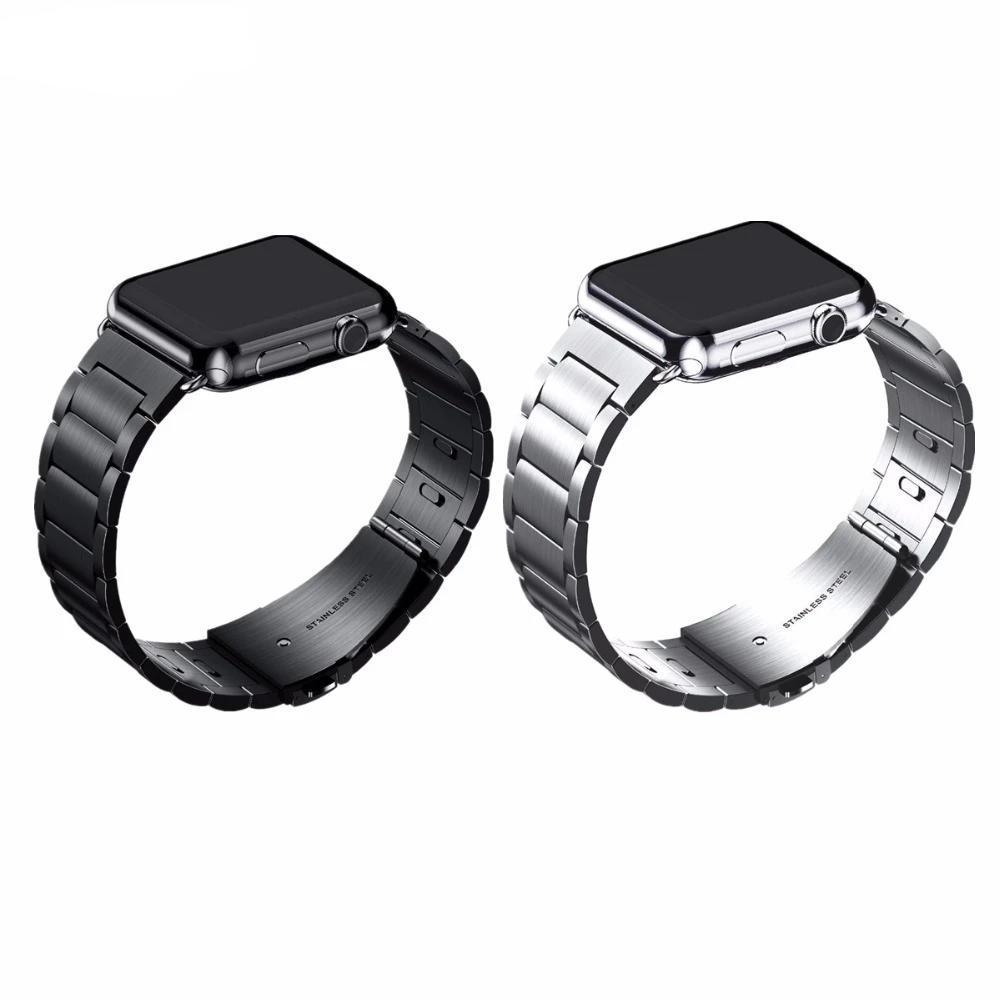 Stainless steel strap For Apple Watch band apple watch 5 4 3 band 44mm/40mm iwatch band 42mm/38mm correa link bracelet watchband