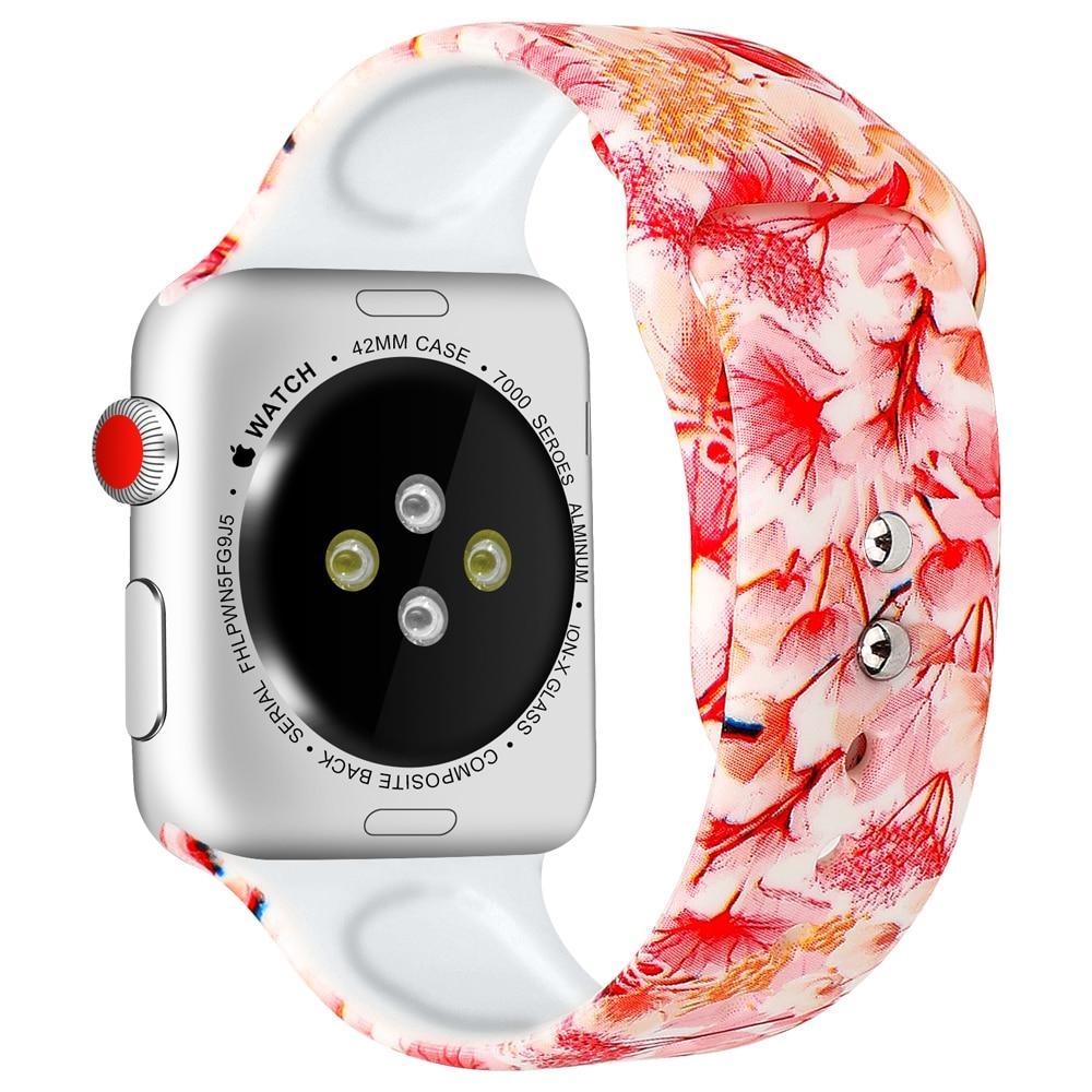 strap For Apple Watch band pulseira apple Watch 4 3 5 44mm 40mm iwatch band 42mm 38mm correa Popular Printing women bracelet 44
