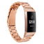 Link bracelet for fitbit charge 3 strap band Replacement belt Stainless steel smartwatch for fitbit charge 3 watch Accessories
