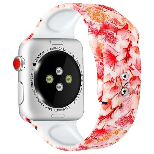 strap For Apple Watch band pulseira apple Watch 4 3 5 44mm 40mm iwatch band 42mm 38mm correa Popular Printing women bracelet 44