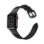 Genuine Leather strap For Apple watch 4 band 44mm/40mm silicone Iwatch series 4/3/2/1 42mm wrist bracelet belt watchband
