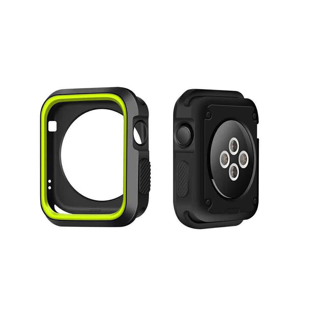 silicone strap+case For Apple watch band apple watch 5 4 3 band 44mm/40mm iwatch 5 4 3 42mm/38mm Bracelet watchband case cover
