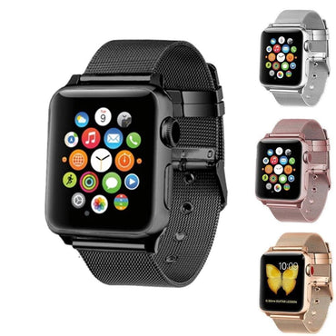 Milanese Loop strap For Apple Watch band apple watch 43 42mm 44mm iwatch band 40mm 38mm correa bracelet belt