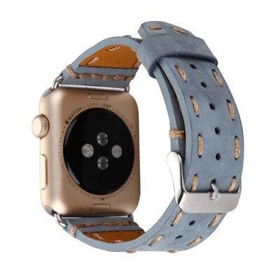 weave Genuine Leather Watch Band Strap For Apple Watch Band 42 mm/38 wrist watch replacement band for iwatch 2 1