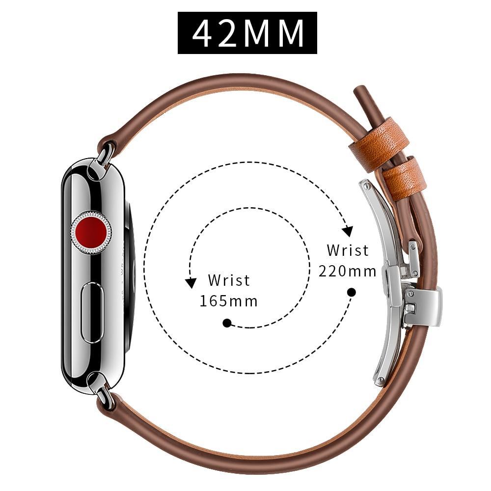 Genuine Leather strap For Apple watch band pulseira apple watch 5 4 3 44mm/40mm iwatch band 42mm 38mm correa Watchband bracelet
