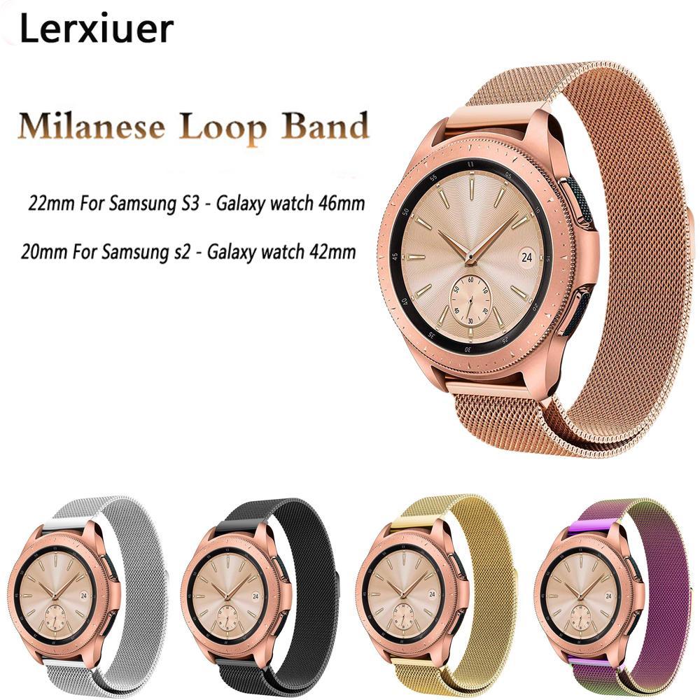 Gear S3 Strap For Samsung Galaxy watch 46mm 42mm/Galaxy Active 2 20mm 22mm watch band huawei watch gt amazfit bip/gtr 47mm strap