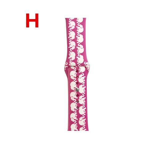 Silicone strap For Apple Watch band apple watch 5 44mm 42mm Iwatch series 5/4/3/2/1 40mm/38mm Wrist bracelet Rubber belt correa