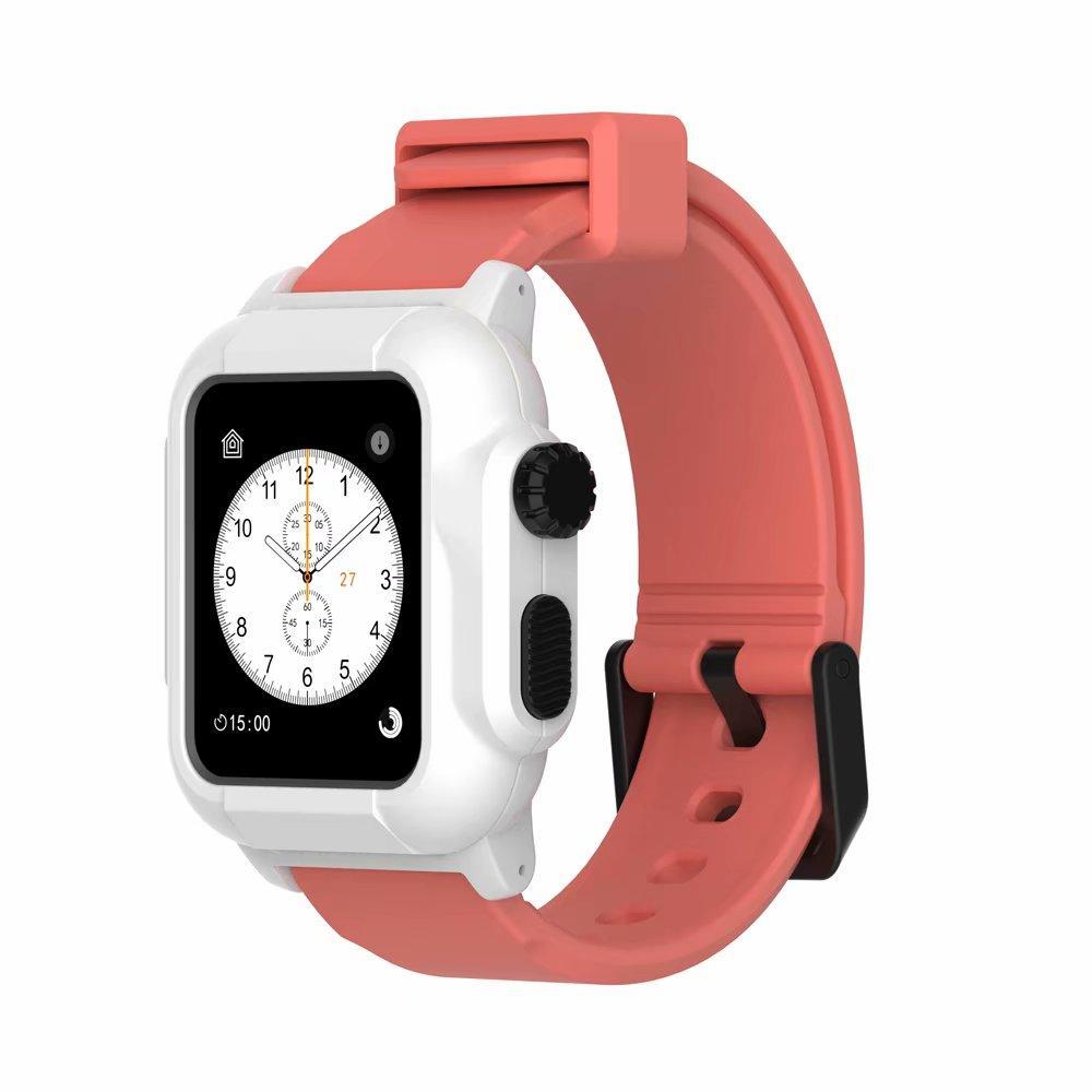 Luminous Sport case+Strap For Apple Watch band apple watch 4 3 5 44mm/40mm/42mm waterproof Iwatch band Bracelet case  cover