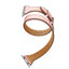 Genuine Leather Strap For Apple Watch 4 Band 42mm 44mm Iwatch band 38mm 40mm Double Tour Wrist Bracelet belt series 2 1