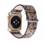 leather strap For Apple Watch band 42mm 38mm iwatch series 3 2 1 Vintage Flower Print wrist bands bracelet straps belt