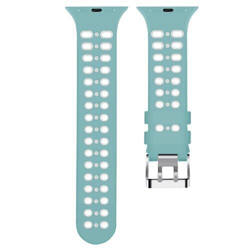 Sport Strap For Apple Watch band 44mm 40mm Silicone Iwatch Series 3/2/1 Wrist band Bracelet Rubber Watchband Accessories