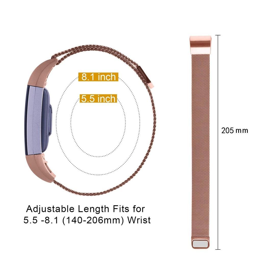 Milanese Loop watch Strap For fitbit charge 2 band replacement Wrist Watchband bracelet Stainless Steel belt accessories