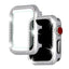 Diamond case +glass For Apple watch 4  3 apple watch band case 42mm/38mm iwatch band 44mm/40mm Crystal protective shell