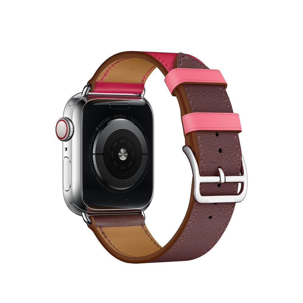 Leather strap For Apple Watch band series 4 40mm 44mm iwatch 3/2/1 42mm/38mm single tour Wrist bracelet watchband belt