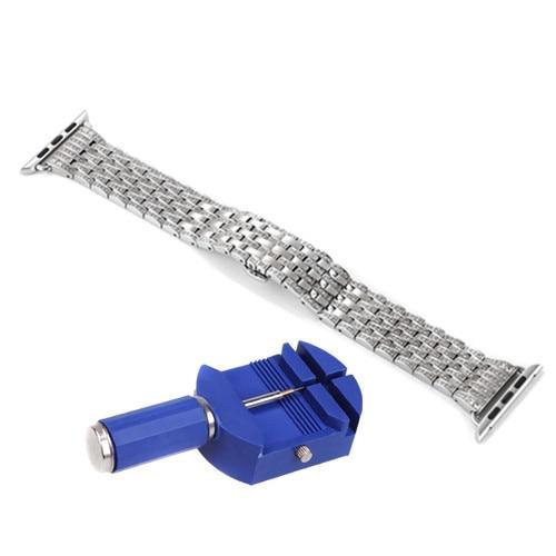 butrery Loop Diamond strap For Apple watch band 44mm/42mm stainless steel iwatch 4 3 2 1 38mm/40mm wrist bracelet belt