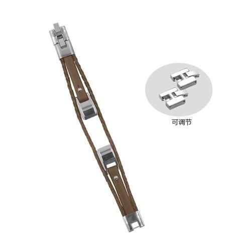 Suitable for Fitbit Alta HR Watch band smart bracelet replacement wristband suede leather woven double loop leather strap