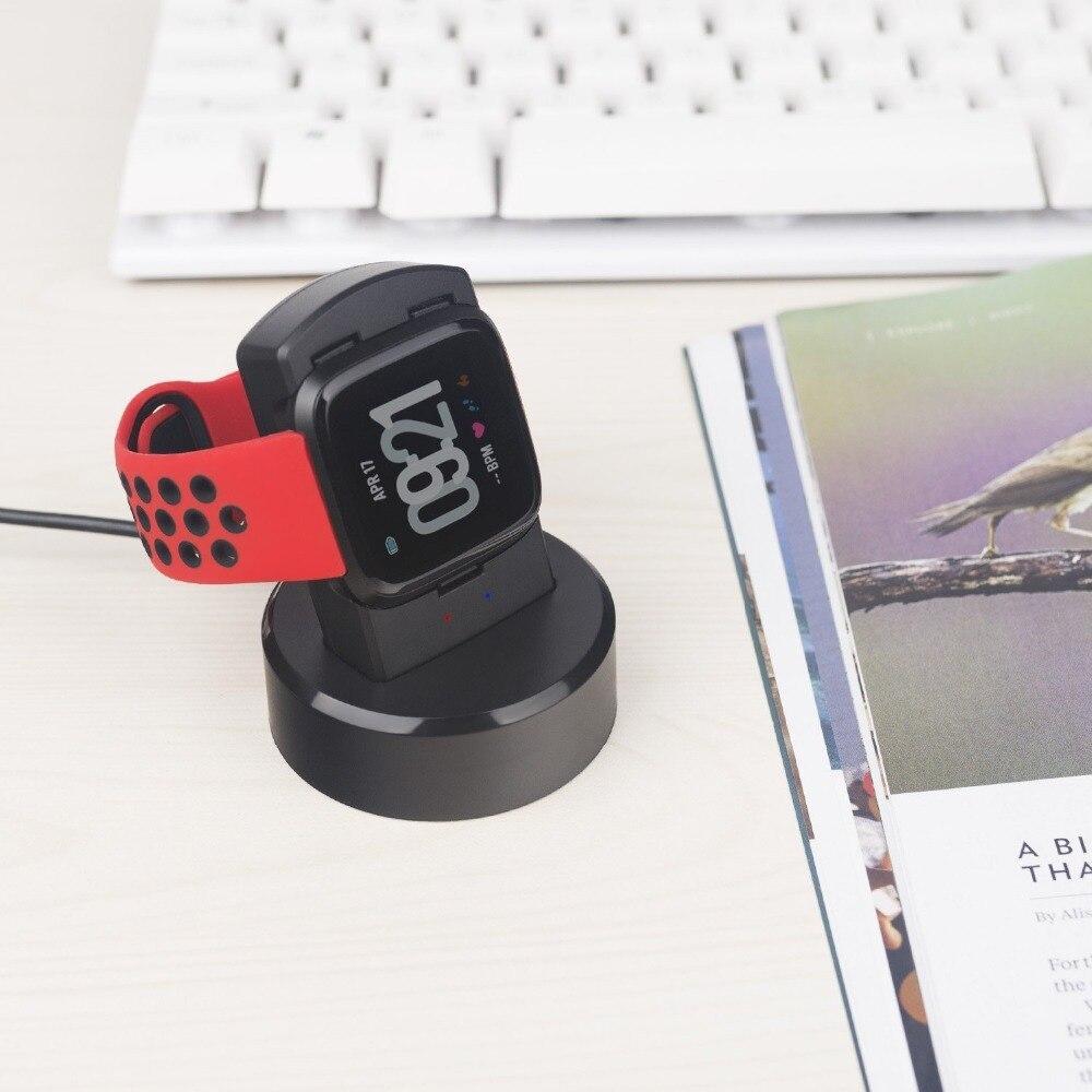 Watch Accessories For Fitbit Versa Watch strap band Charger Station Stand Cradle Holder Versa LED Indicator