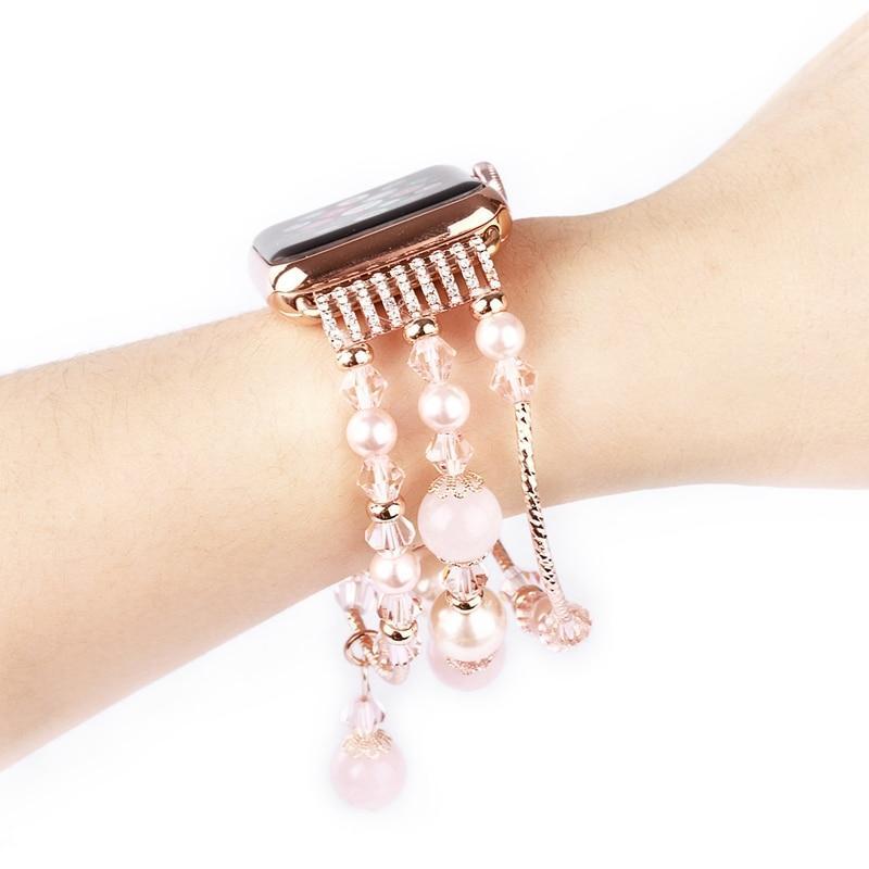 agate design strap For apple watch band apple watch 5 4 3 band 44mm/40mm iwatch 42mm 38mm fashion style luxury flexible code