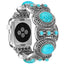 Jewelry Strap For Apple Watch 4 band 44mm 40mm iwatch series 3/2/1 42mm/38mm diamond Turquoise Wrist bracelet belt