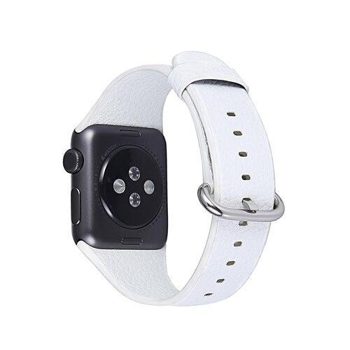 Genuine Leather strap for apple watch series 5/4/3/2/1 band 42mm/38mm/44mm/40mm correa bracelet wrist belt for iwatch