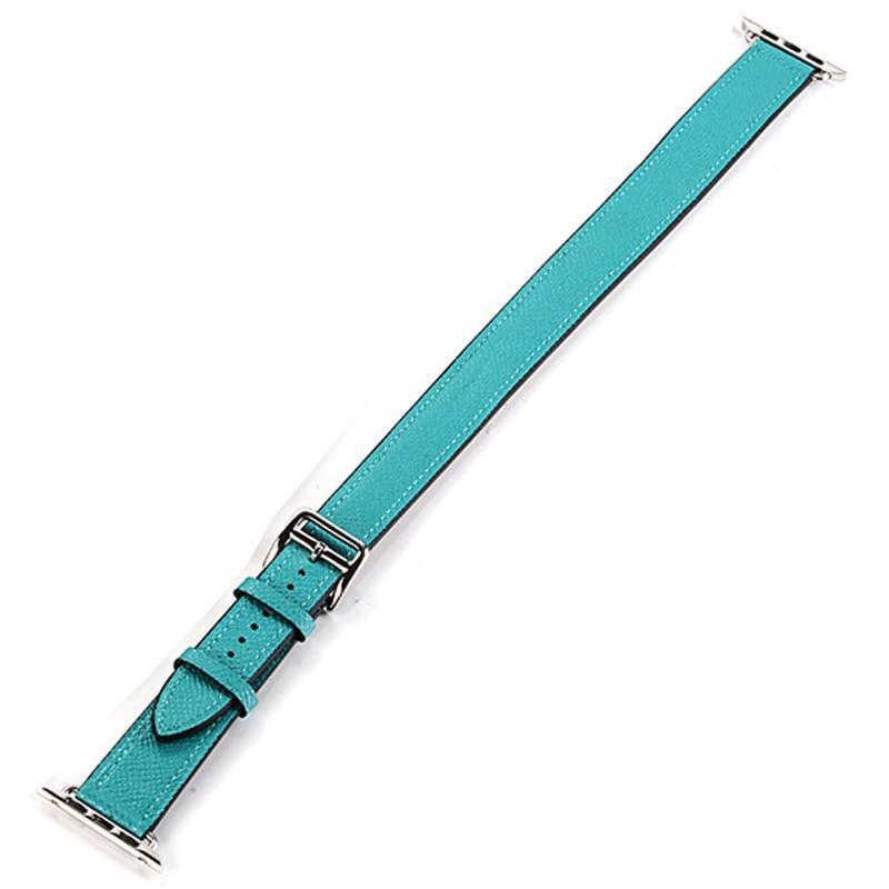 Genuine leather strap For Apple Watch 4 band 44mm/40mm correa iwatch serise 3/2/1 42mm/38mm Double tour wrist bracelet
