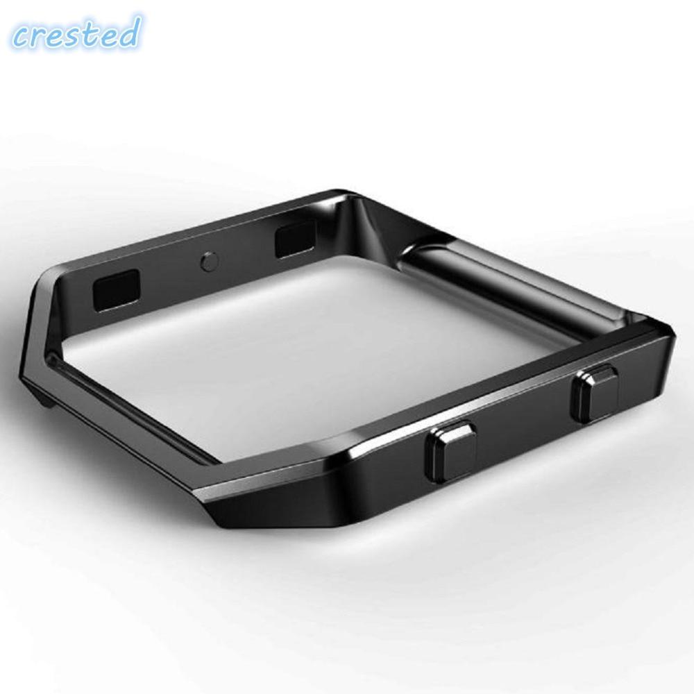 Frame Case Cover Shell For Fitbit Blaze Stainless Steel Replacement case Activity Tracker Smart Watch Accessories