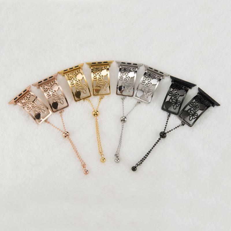 stainless steel Strap For apple watch band apple watch 5 4 3 band 40mm 44mm Iwatch 5 4 38mm 42mm diamond Bracelet watchband Belt