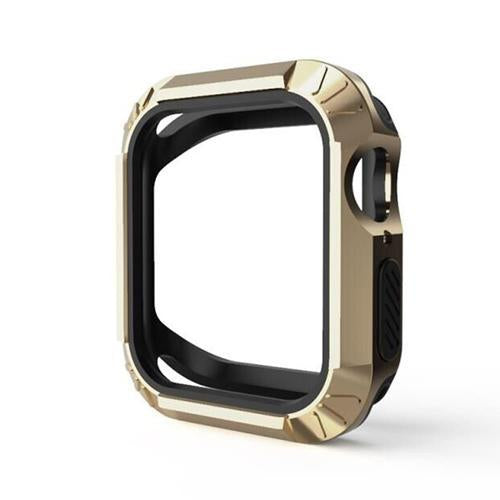 Silicone Cover Case For Apple Watch 4 5 band apple watch case 44MM 40MM iwatch band series 4 full coverage Anti-fall bumper