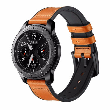 Leather strap For Samsung Galaxy watch 46mm/Gear S3 Frontier huawei watch gt strap 22mm watch band correa silicone bracelet belt