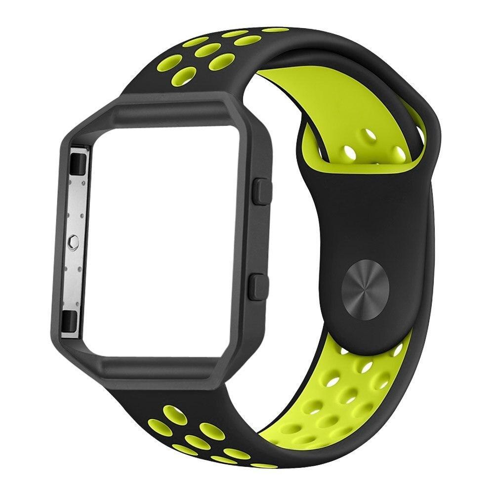 Replacement Watch Strap For Fitbit Blaze Bands Sport Soft Silicone For Fitbit Blaze Smart Fitness Watch With Frame