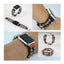 Genuine Leather Strap For Apple Watch 4 band 44mm 40mm iwatch 3/2/1 38mm/42mm Handmade double tour wrist Bracelet belt