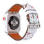 Leather Strap For Apple watch band 42mm 38mm iwatch series 3 2 1 Floral pattern Design Bracelet Wrist belt watchband